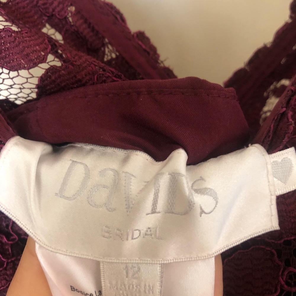 David’s bridal bridesmaid dress